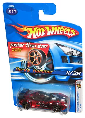 Buy Hot Wheels 2006 First Editions 11/38 Red Nerve Hammer Toy Car #011 - (Faster Tha • 12.62£