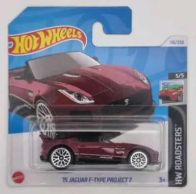 Buy Hot Wheels '15 Jaguar F-Type Project 7 116/250 HW Roadsters 2024 Purple HTD74 • 4.49£