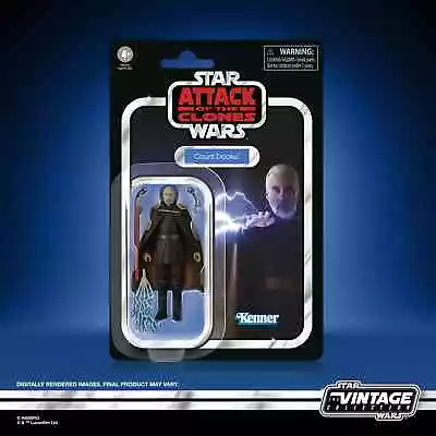 Buy NON MINT Star Wars The Vintage Collection 3.75  Count Dooku • 18.49£
