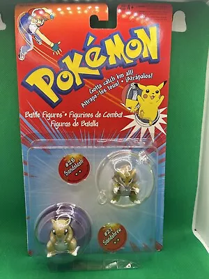 Buy Original Hasbro Pokemon Battle Figures Poke Ball Sealed Sandslash Sandshrew • 79.99£