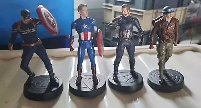 Buy Super Hero Of Films Marvel Captain America X 4 Figures • 18.50£