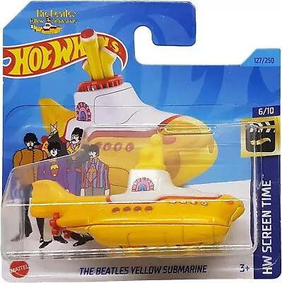 Buy Hot Wheels - The Beatles Yellow Submarine - HW Screen Time 6/10 • 12.14£