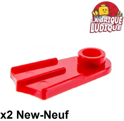 Buy LEGO 2x Minifig Palm Footgear Pinball Red/Red 2599a New • 1.28£