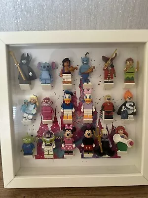 Buy Lego Disney Minifigures Series 1 Complete Set In Frame (NOT GLUED) • 110£