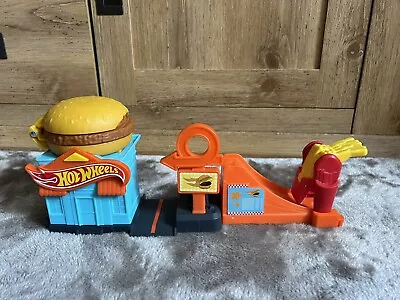 Buy Hot Wheels City Playset. Downtown Burger Dash. Retired Set. Very Good Condition  • 5£