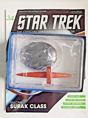 Buy Vulcan Surak Class Model - Star Trek Starships Collection Magazine Issue 34 • 6.99£