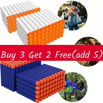 Buy SG Toys Soft Foam Bullets. 1 To 1200. Fits Nerf Darts Guns. N-Strike Elite Etc • 21.22£