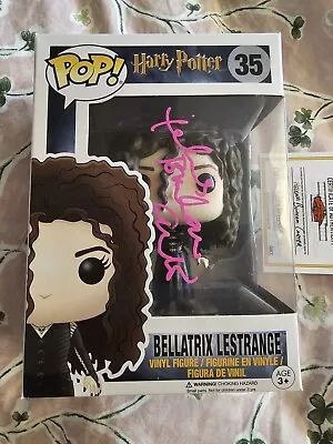 Buy Signed Bellatrix Lestrange Pop Vinyl • 250£