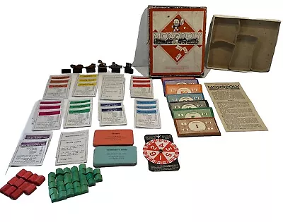 Buy Waddingtons Monopoly Vintage Board Game Early Release No Board. Please See Info. • 7.99£