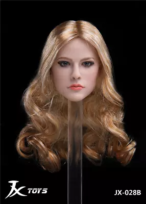 Buy 1/6 Female Head Sculpt Avril B For Phicen Hot Toys 12  Figure Worldbox • 35.99£