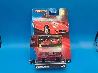 Buy Hot Wheels Ferrari Racer F40 Car • 18£