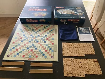 Buy Super Scrabble Edition 200 Wooden Tiles Giant Board Mattel 2006. Tinderbox Games • 11.99£