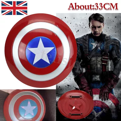 Buy Avengers Captain America Shield With LED Light Collectible Kids Toy Cosplay HOT • 8.32£