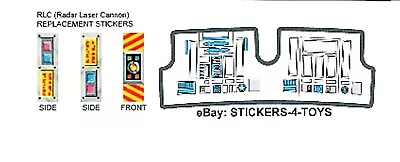 Buy Kenner Star Wars Decals R2d  And Radar Laser Cannon • 3.50£