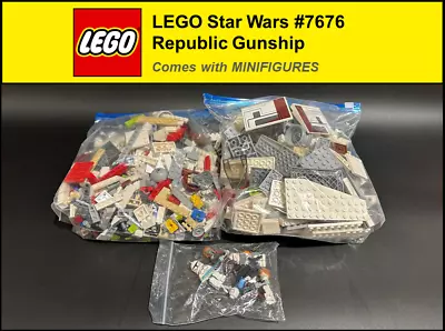 Buy LEGO Star Wars Republic Gunship #7676 Comes With MINIFIGURES • 225£