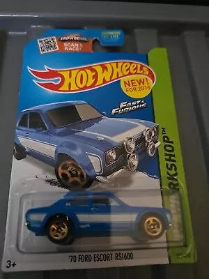 Buy Hot Wheels 70 Ford Escort RS1600 Fast & Furious Long Card 221/250 (HW Workshop) • 13£