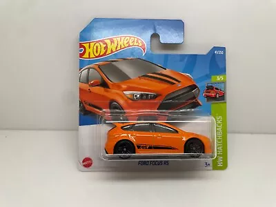 Buy Hot Wheels Ford Focus Rs Orange Hw Hatchbox Mint On Short Card 132 • 9.99£