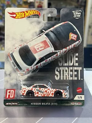 Buy Hot Wheels Premium Car Culture Slide Street Nissan Silvia (S14) 1/5 • 21.99£