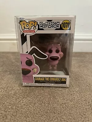 Buy Courage The Cowardly Dog 1070 Cartoon Network Funko Pop Vinyl With Protector • 15.99£