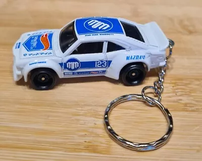 Buy 1/64 Diecast Model Car Keychain Keyring Mazda Rx3 • 7.99£