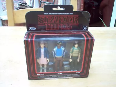 Buy Funko . Stranger Things . Action Figures 3 Pack : Eleven , Lucas And Mike . NEW • 24.99£