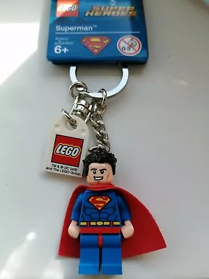 Buy Lego Superman Dc Superheroes Minifigure Keyring Keychain 853952 • 7.49£