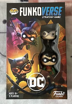 Buy DC Funko Pop Funkoverse Strategy Game Includes Robin & Catwoman • 7.50£