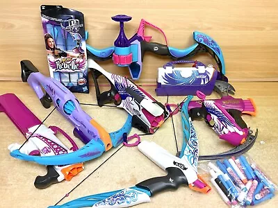 Buy Nerf Rebelle Huge Bundle Secrets And Spies Arrow Revolution Bow Blaster Toy • 39.99£