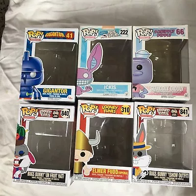 Buy 6 X Funko Pop Box & Inserts Only - Animation- Looney Tunes, Gigantor, (lot 22) • 2.99£