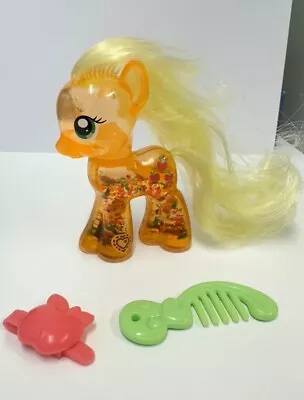 Buy My Little Pony APPLEJACK Water Cuties 8cm  Comb Clip Sensory Glittery Fidget • 5£