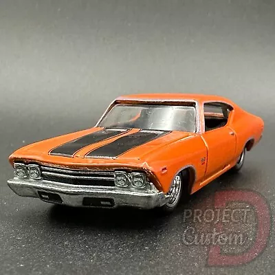 Buy Hot Wheels Premium 69 Chevelle SS 396 Orange Car Culture American Scene HCJ83 • 8.99£