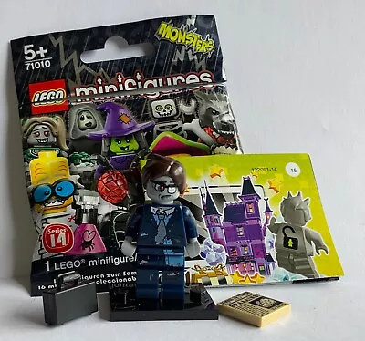 Buy Lego 71010 - CMF Series 14 Monsters - Zombie Businessman - Collectable Minifig • 6.99£