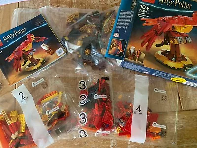 Buy Lego Harry Potter: Fawkes, Dumbledore's Phoenix (76394) Bag 1 Opened. • 4.99£