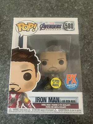 Buy Funko Pop! Movies: Avengers: Endgame - Iron Man (I Am Iron Man) (Metallic)... • 20£