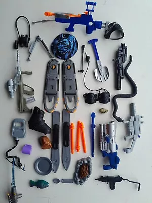 Buy ACTION MAN Bundle Job Lot Weapons Guns Ski Black Snake Hat Great Condition • 12.95£