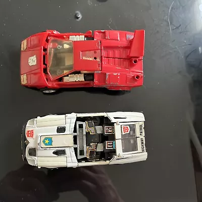 Buy G1 Transformers Prowl And Sideswipe Faulty Spare Parts Hasbro Takara 82 • 5£