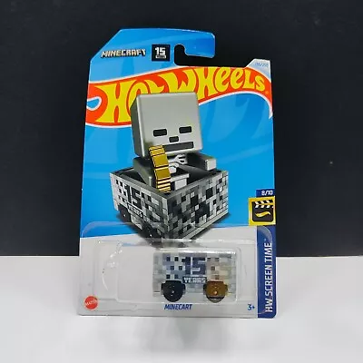 Buy Hot Wheels 2024 Case H Mainline Minecraft 15 Years Minecart - Int. Card • 3.74£