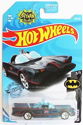 Buy Hot Wheels Batmobile  Classic 1966 TV Series USA Mint Carded • 7£