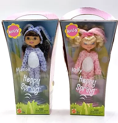 Buy 2x 2003 Shelly Happy Spring Barbie Doll: Kelly + Marisa / Mattel B6475, NrfB • 28.23£