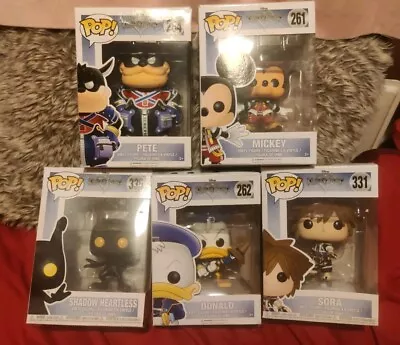 Buy Funko Pop Bundle X5 Disney Kingdom Hearts #331 #264 #262 #261 #335 • 50£