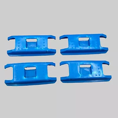 Buy Hot Wheels Criss Cross Crash Replacement Parts Blue Track Support Connector X 4 • 26.08£