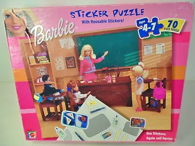 Buy 70 Piece Barbie Sticker Puzzle With Reusable Stickers • 23.30£