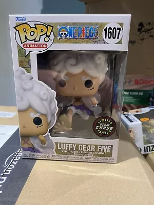 Buy 1607 Chase Luffy Gear Five One Piece POP Glow In The Dark Limited Edition ! • 25£