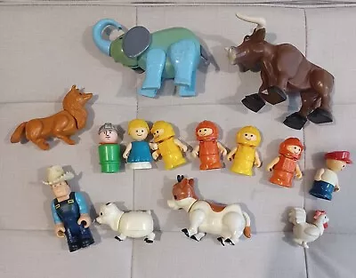 Buy Vintage Fisher-Price Little People Figures - People, Animals, Astronauts Bundle • 13.95£