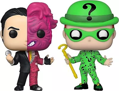 Buy Funko Pop Two Face & The Riddler Twin Figure Pack • 19.99£