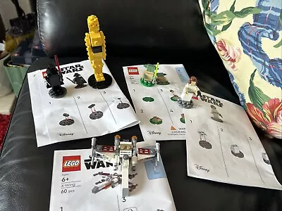 Buy LEGO May 4th Make & Take Darth Vader Princess Leia Yoda & X-Wing & C3PO NEW • 69.99£