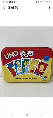 Buy The Simpsons UNO Special Edition Card Game Tin 2002   • 25£