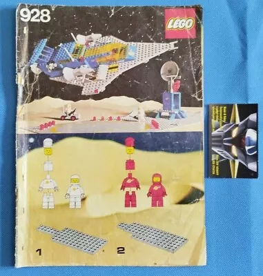 Buy Vintage 1979 LEGO Code 928 LEGO Space Series Instructions. • 20.23£