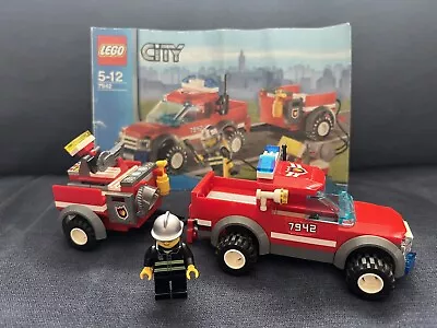Buy Lego City Set 7942 Fire Pick Up Truck Complete With Instructions • 0.99£