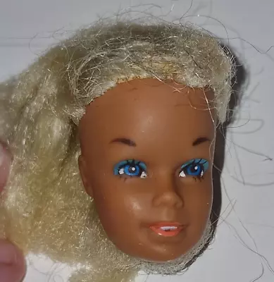 Buy 1974 Gold Medal Barbie Blonde Vintage Head Ooak For Rerooting • 0.84£